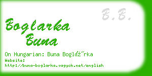 boglarka buna business card